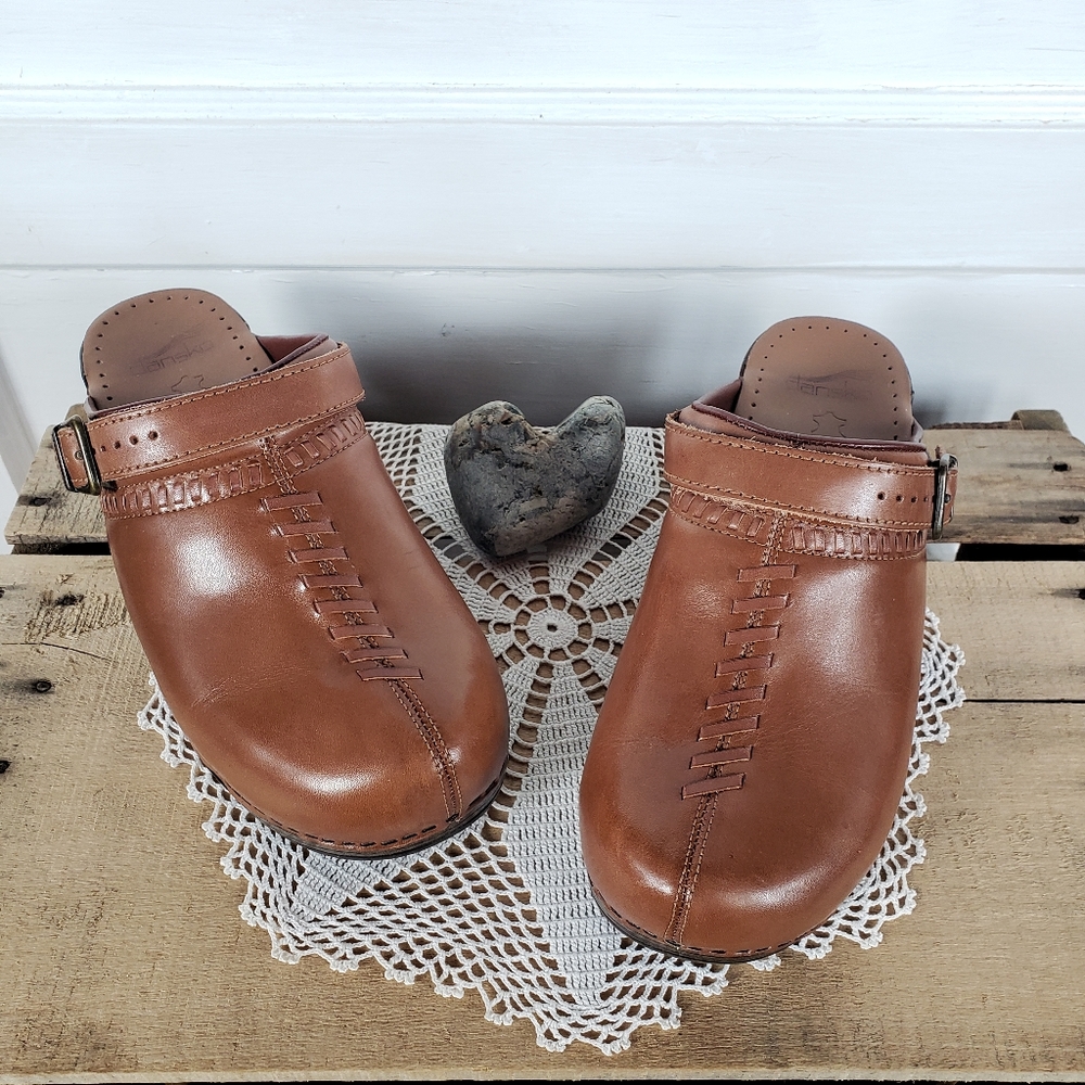 **SOLd*thankyou🌹Dansko Honey Clogs "Ingrid"▪︎Sling-back Braided Mule Slide•EU40 - Picture 8 of 15